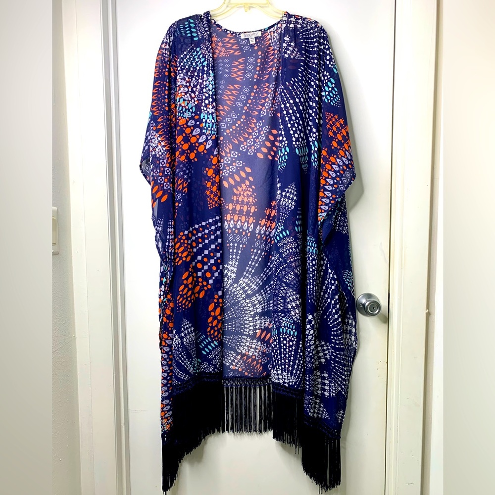 Patrons of Peace Fringe Duster Kimono XS-XL
